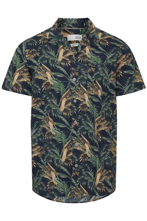 Bryant Short Sleeve Print Shirt - Insignia Blue