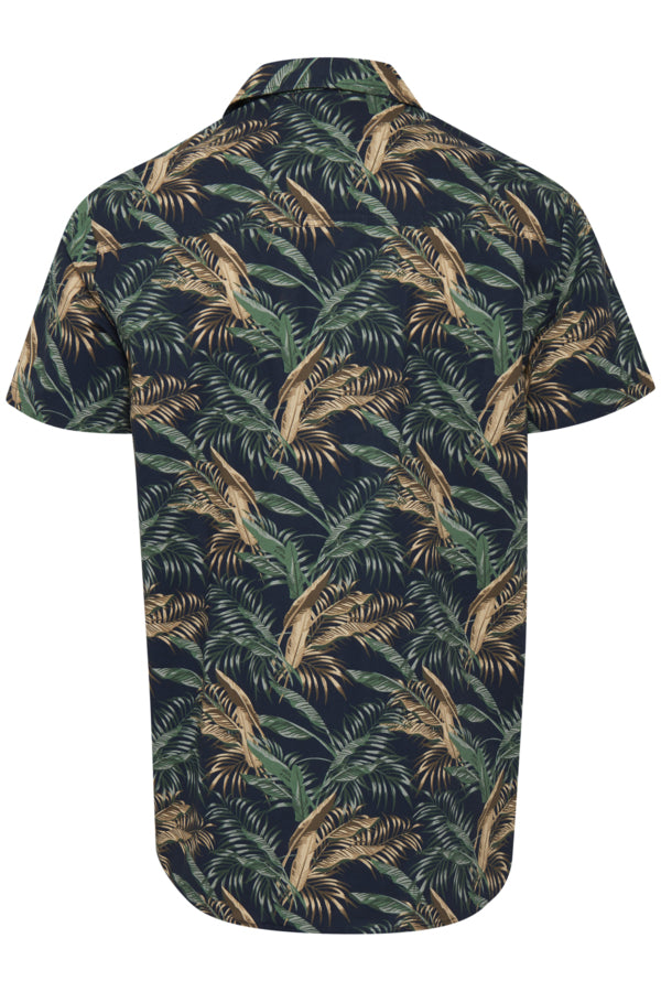 Bryant Short Sleeve Print Shirt - Insignia Blue