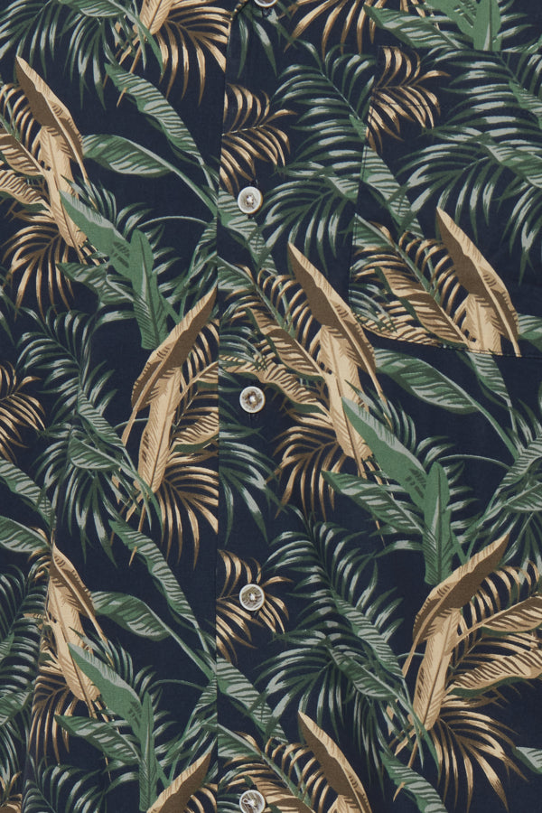 Bryant Short Sleeve Print Shirt - Insignia Blue