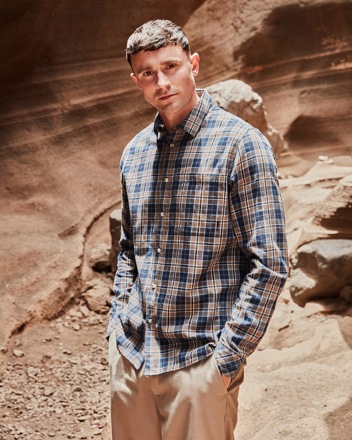 Court Long Sleeve Check Shirt - Cub