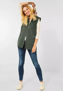 Longline Gilet - Light Bassy Olive
