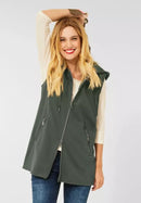 Longline Gilet - Light Bassy Olive