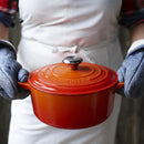 Signature Cast Iron Round Casserole 20cm - Volcanic
