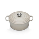 Signature Cast Iron Round Casserole 20cm - Meringue