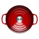 Signature Cast Iron Round Casserole 26cm - Cerise