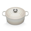 Signature Cast Iron Round Casserole 24cm - Meringue