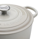 Signature Cast Iron Round Casserole 24cm - Meringue