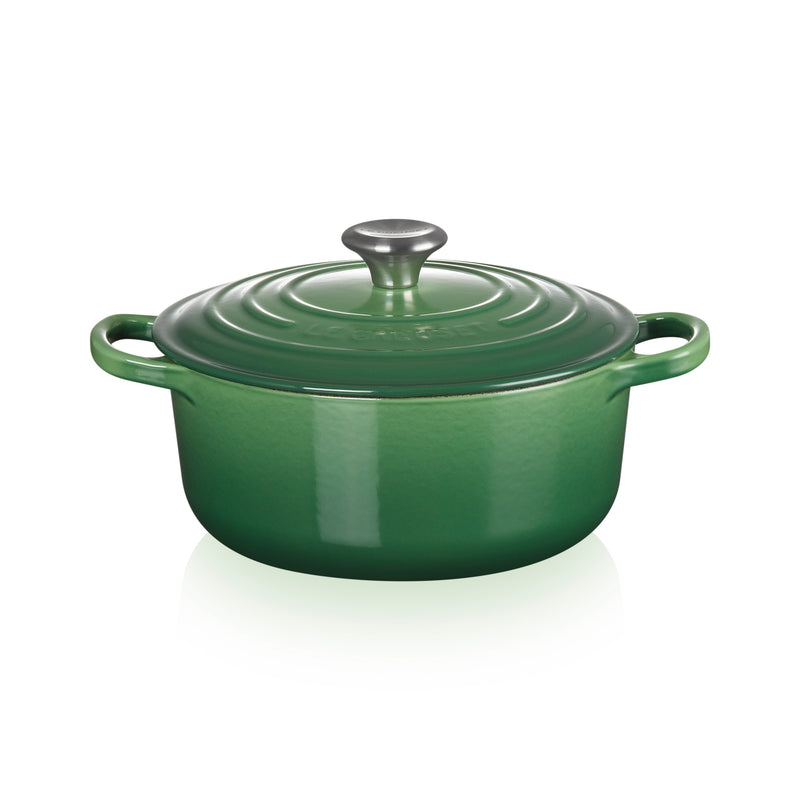 Signature Cast Iron Round Casserole 24cm - Bamboo