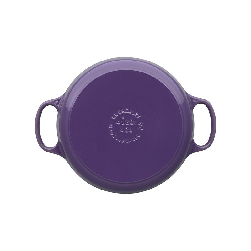 Signature Cast Iron Round Casserole 24cm - Ultra Violet