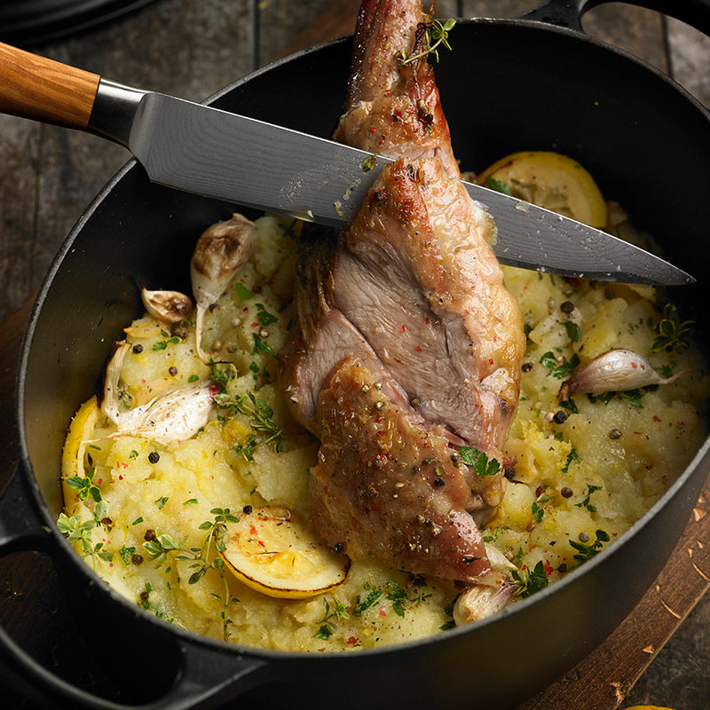 Signature Cast Iron Oval Casserole 25cm - Satin Black