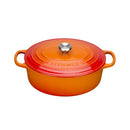 Signature Cast Iron Oval Casserole 25cm - Volcanic