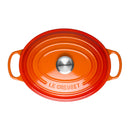 Signature Cast Iron Oval Casserole 29cm - Volcanic