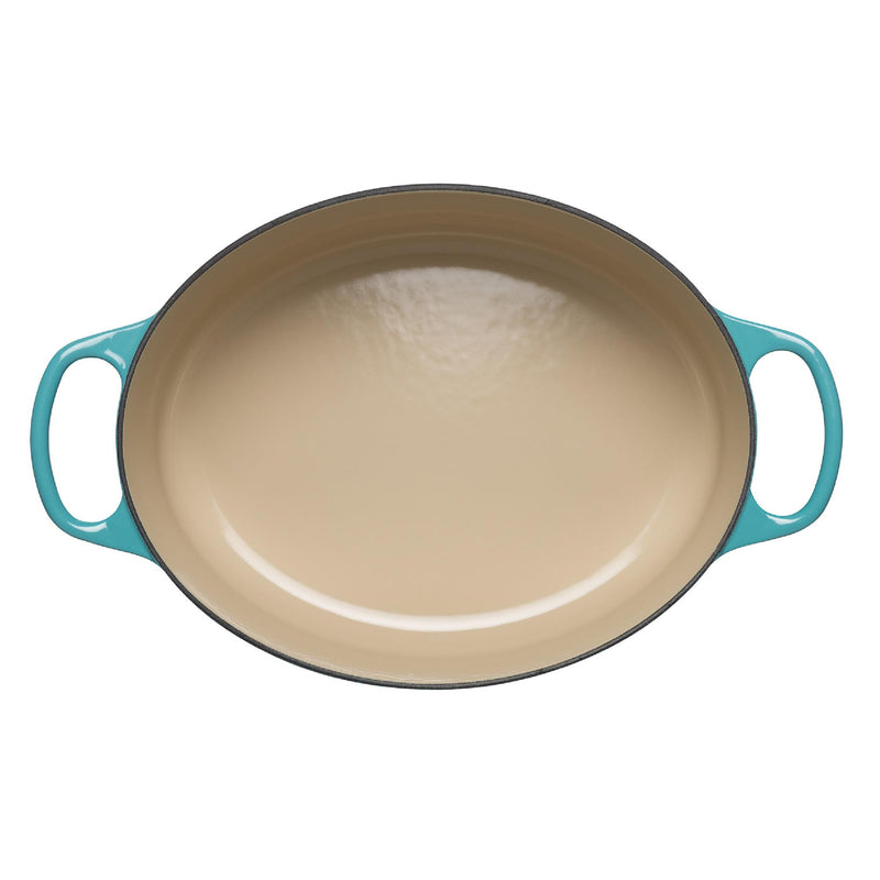 Signature Cast Iron Oval Casserole 25cm - Teal