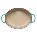 Signature Cast Iron Oval Casserole 29cm - Teal