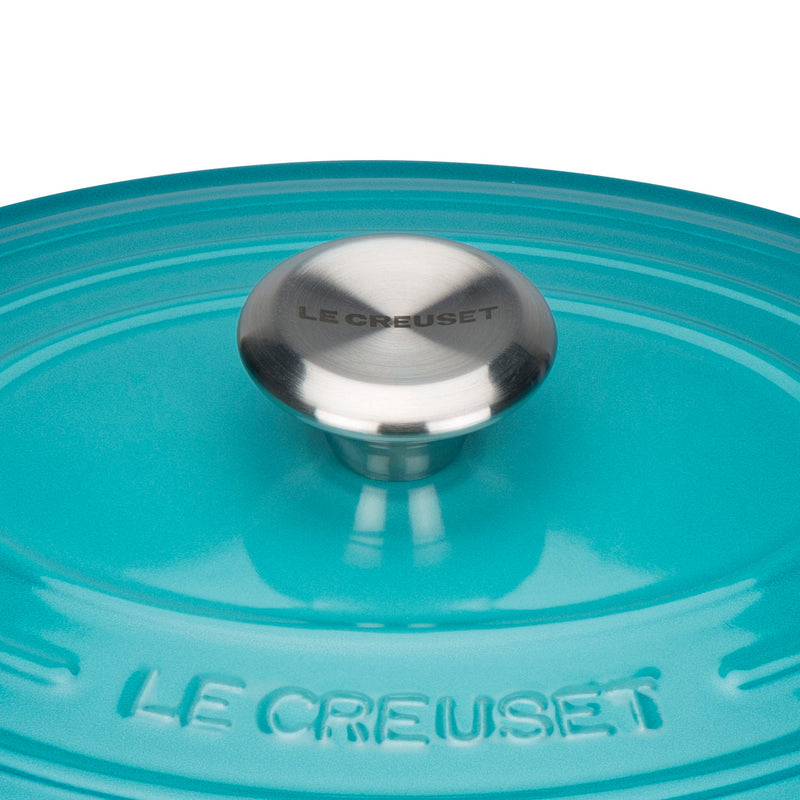 Signature Cast Iron Oval Casserole 25cm - Teal