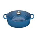 Signature Cast Iron Oval Casserole 25cm - Marseille Blue