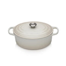 Signature Cast Iron Oval Casserole 25cm - Meringue