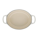 Signature Cast Iron Oval Casserole 29cm - Meringue