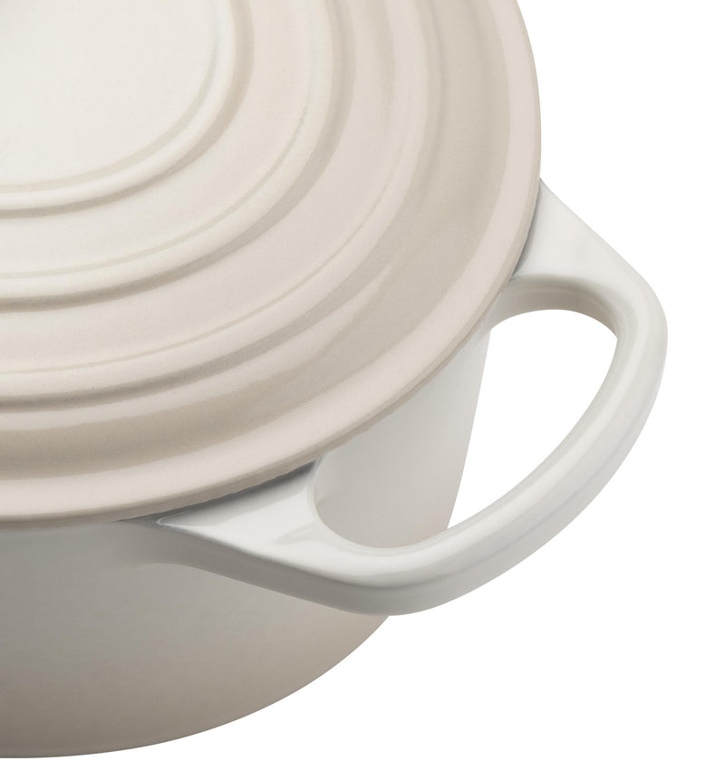 Signature Cast Iron Oval Casserole 25cm - Meringue