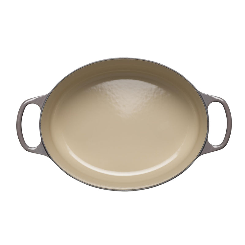Signature Cast Iron Oval Casserole 29cm - Flint