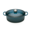Signature Cast Iron Oval Casserole 27cm - Deep Teal