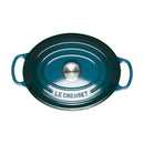 Signature Cast Iron Oval Casserole 27cm - Deep Teal