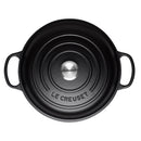 Signature Cast Iron Shallow Casserole 26cm - Satin Black