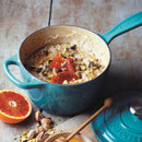 Signature Cast Iron Saucepan Set - Teal