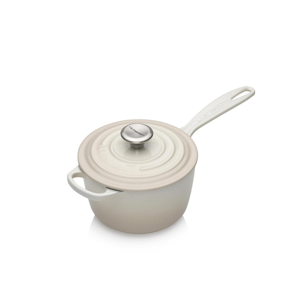 Signature Cast Iron Saucepan 16cm - Meringue