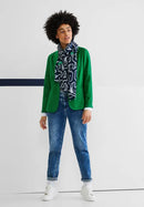 Hanni Twill Blazer - Brisk Green