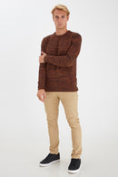 Steffen Crew Neck - Bone Brown