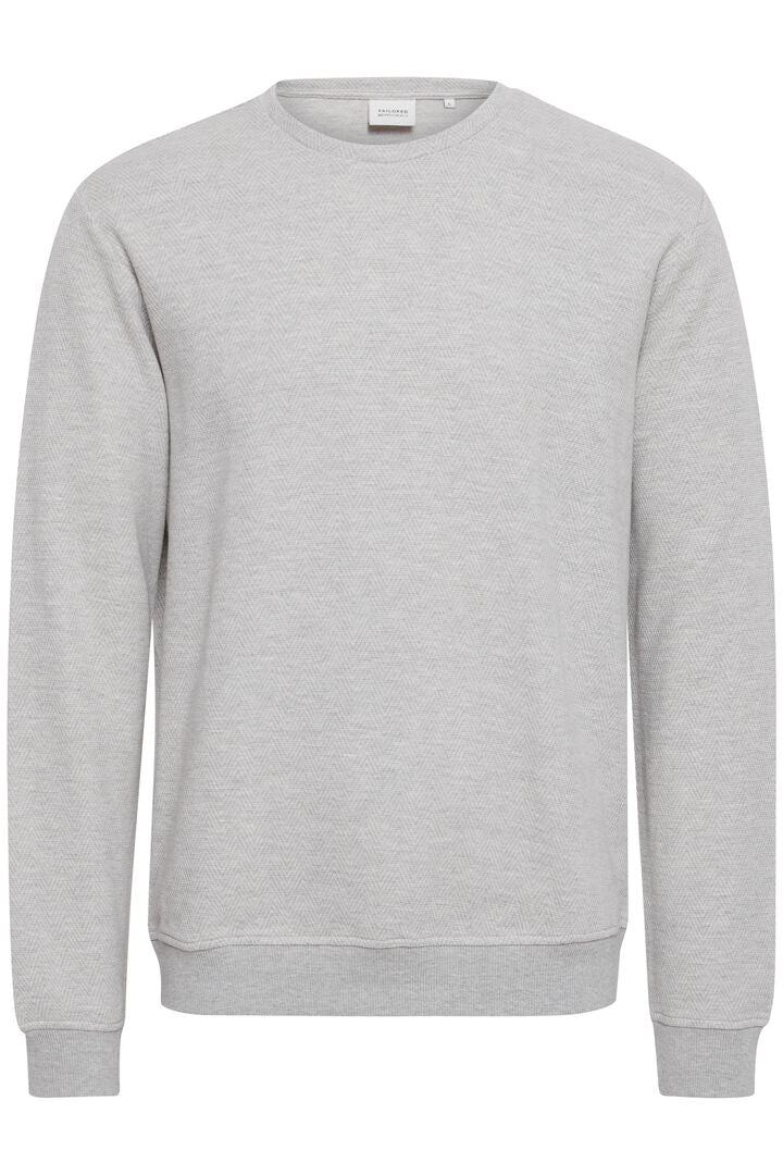 Timmy Round Neck Sweater - Light Grey