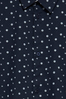 Tegan Print Long Sleeve Shirt - Insignia Blue