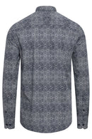 Tau Print Long Sleeve Shirt - Insignia Blue