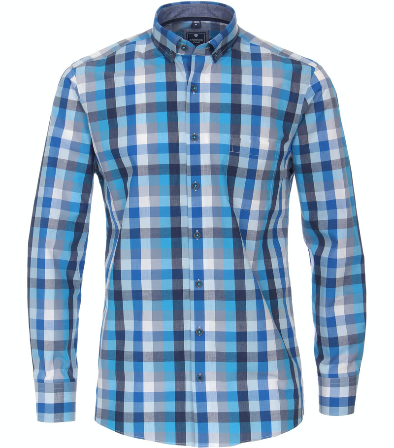 Regular Fit Casual Shirt - Blue