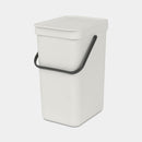 Sort & Go 12 Litre Bin - Light Grey