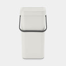 Sort & Go 12 Litre Bin - Light Grey