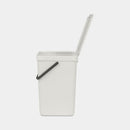 16-litre Sort & Go Waste Bin - Light Grey