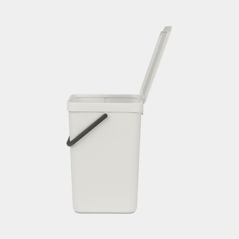 16-litre Sort & Go Waste Bin - Light Grey