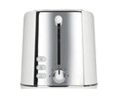 Abbey Lux 2 Slice Toaster - Chrome White