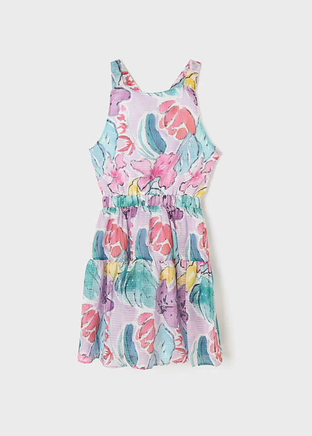 Printed Dress - Lilac