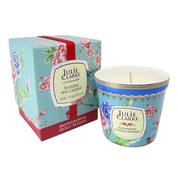 Botanic Candle - Snowdrops & Holly Berries