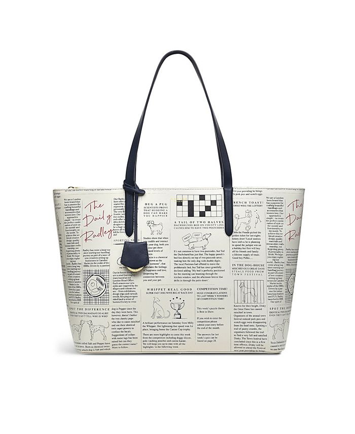 The Daily Radley Large Ziptop Tote - Chalk