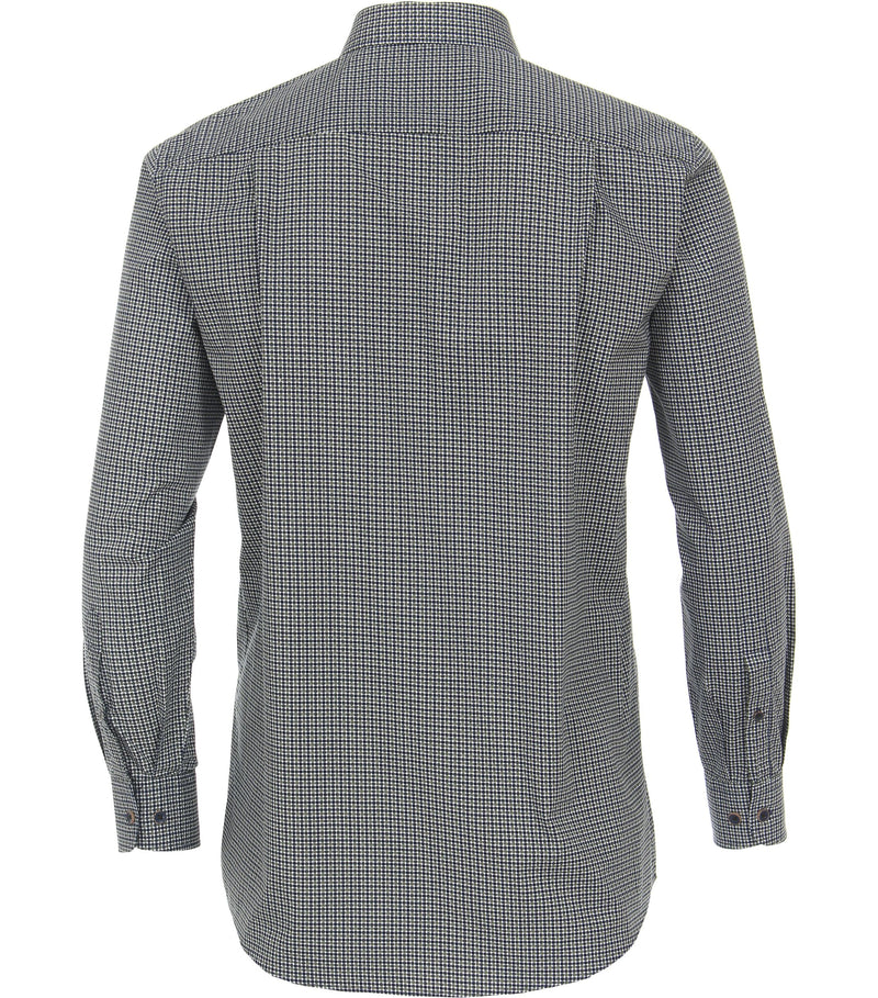 Casual Button Down Print Shirt - Green