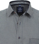 Casual Button Down Print Shirt - Green