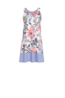 Sleeveless Nightdress - Milky Blue