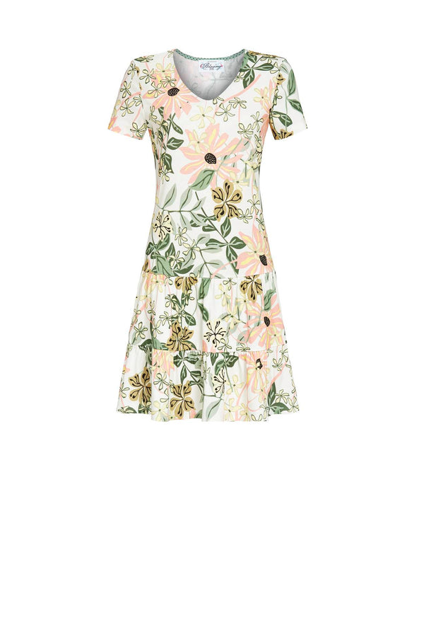 V Neck Nightdress - Salvia