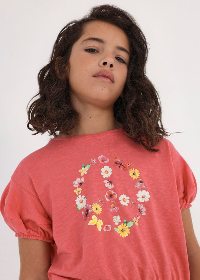 Cotton T-Shirt - Azalea Pink