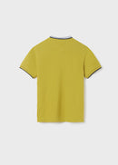 Short Sleeve Mao Collar Polo - Neon Yellow