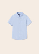 Short Sleeve Dress Shirt - Light Blue